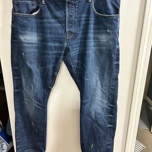 Classic Indigo Relaxed Fit Jeans by Rockstar size 42x30